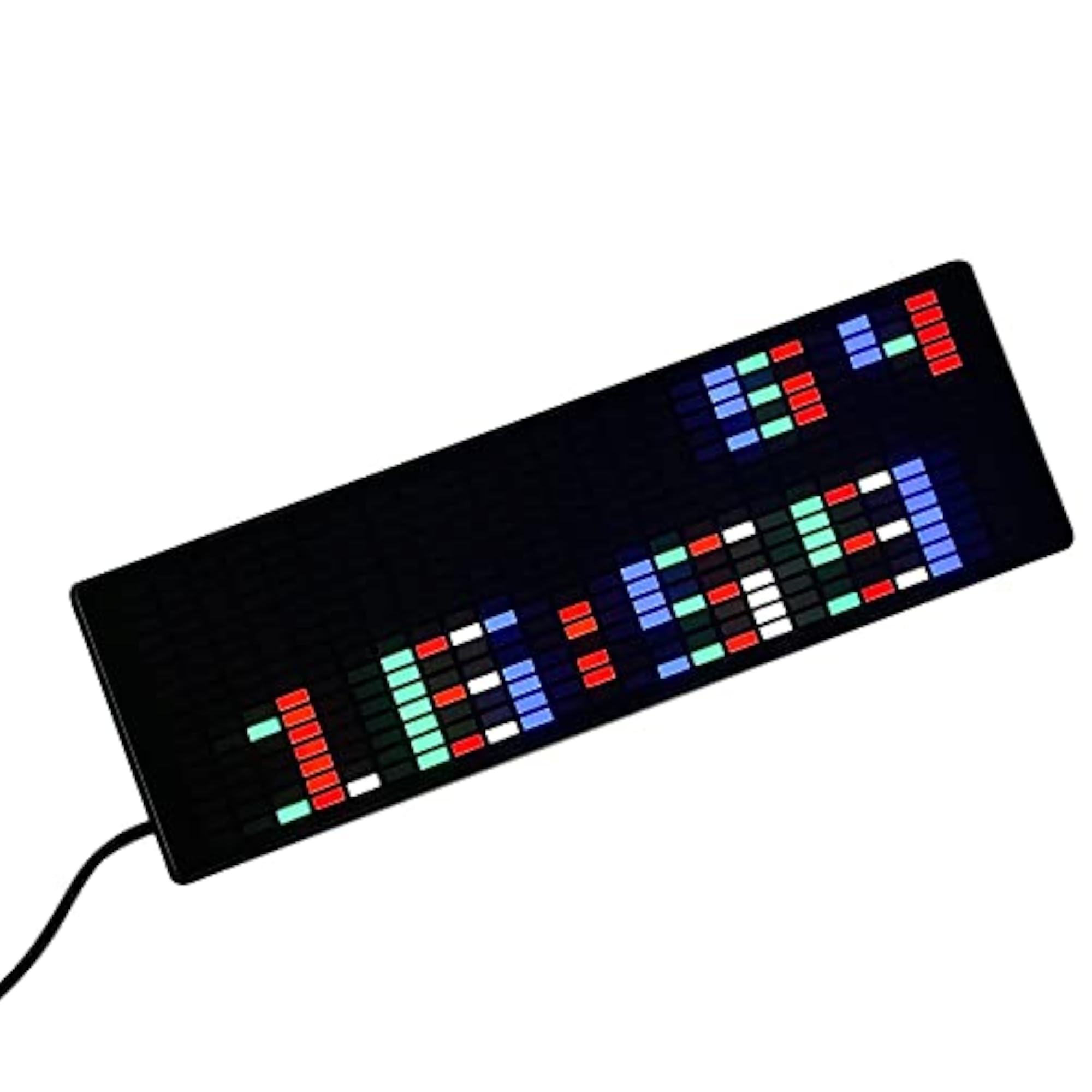 Audio Spectrum Analyzer Display Clock with Alarm